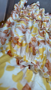 LITMUS GOLDEN FLORAL DRESS