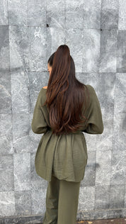 MOLLY SOFT TOUCH SET-OLIVE