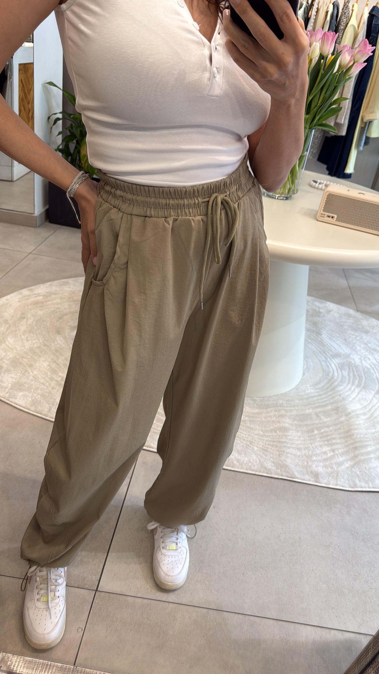 ROXY KHAKI JOGGER PANTS