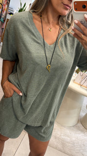 OLIVE LOUNGE SET