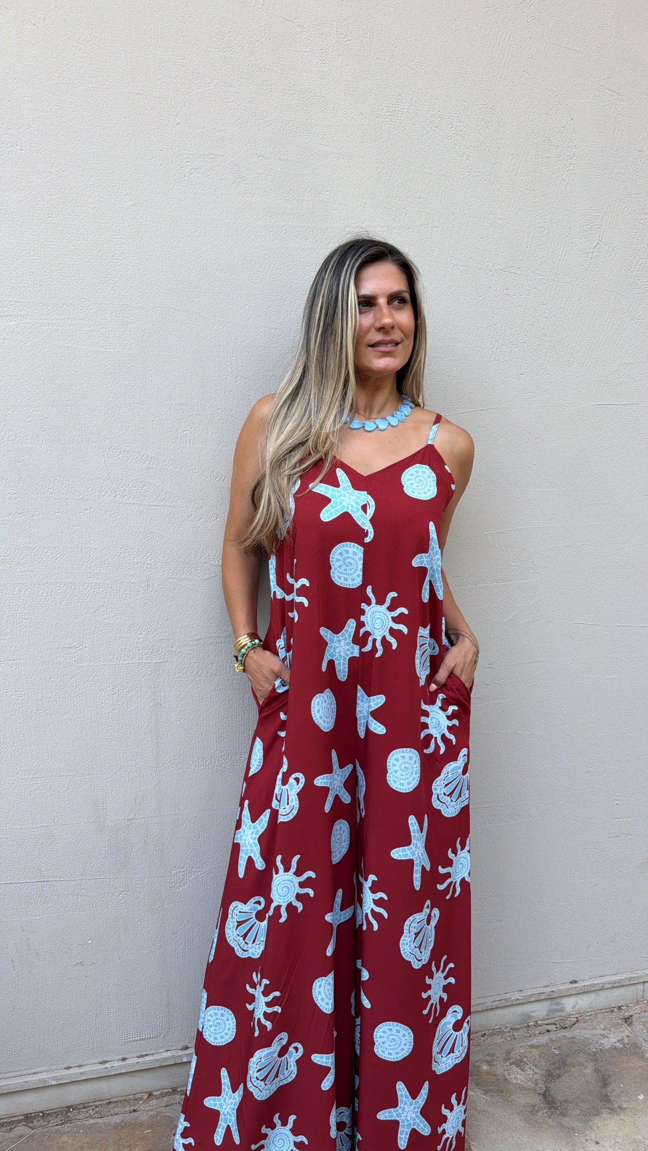 OCEANIA TERRACOTTA JUMPSUIT