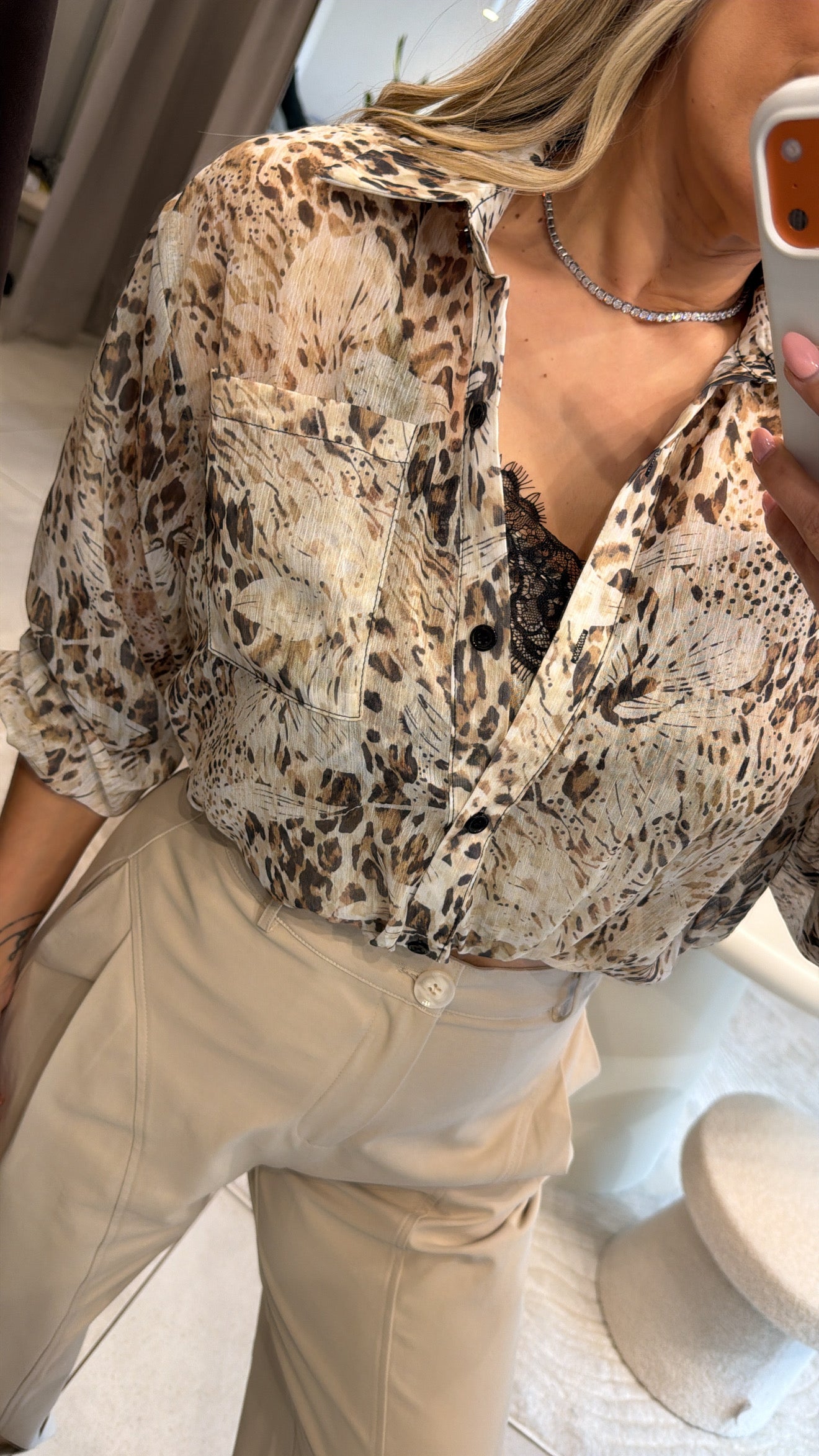 SNAKE MUSE LINGERIE SHIRT