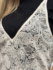 ROMANTIC NOIR LAYERED TOP