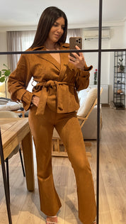 EVA FAUX SUEDE PANTS