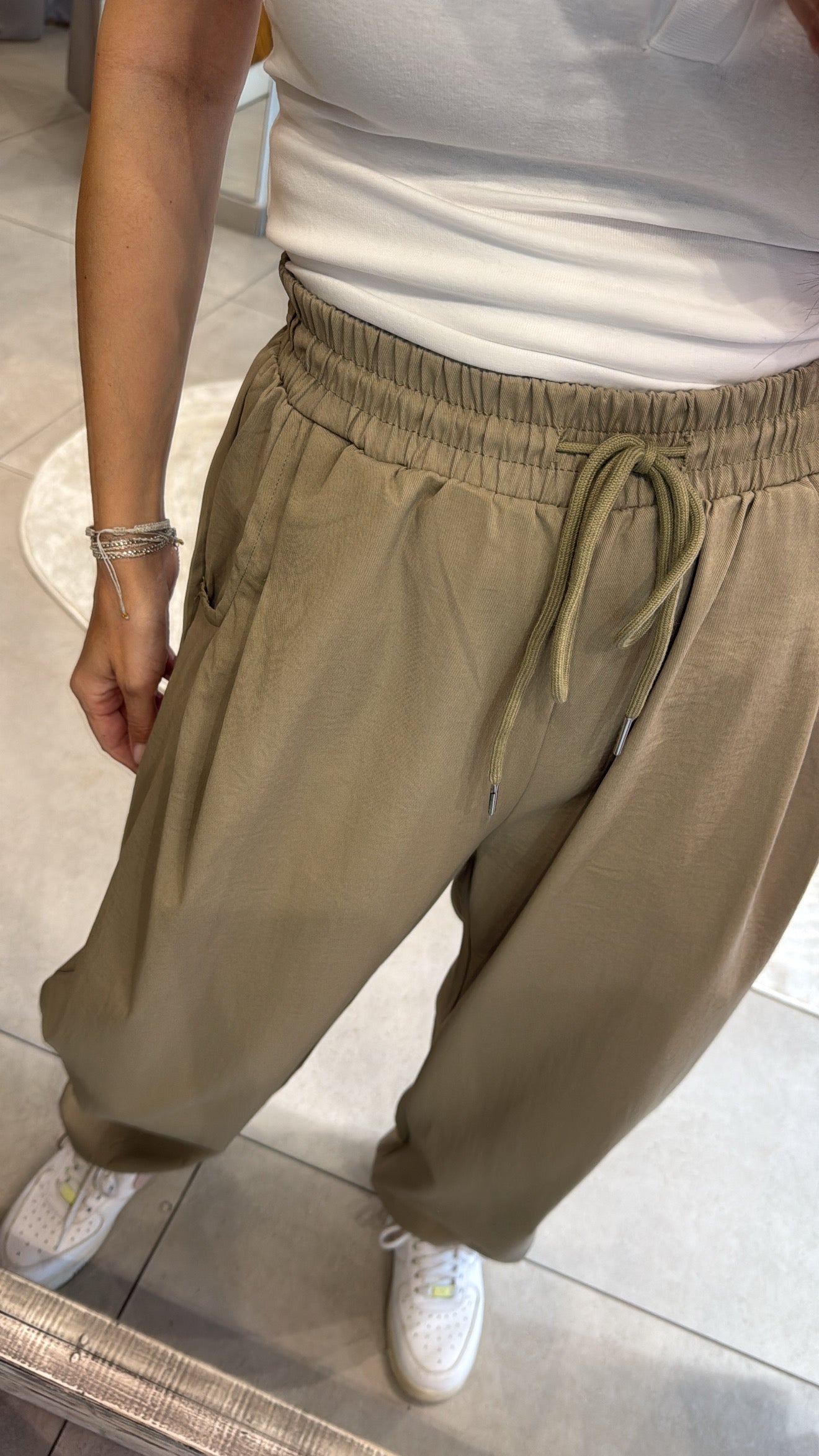 ROXY KHAKI JOGGER PANTS