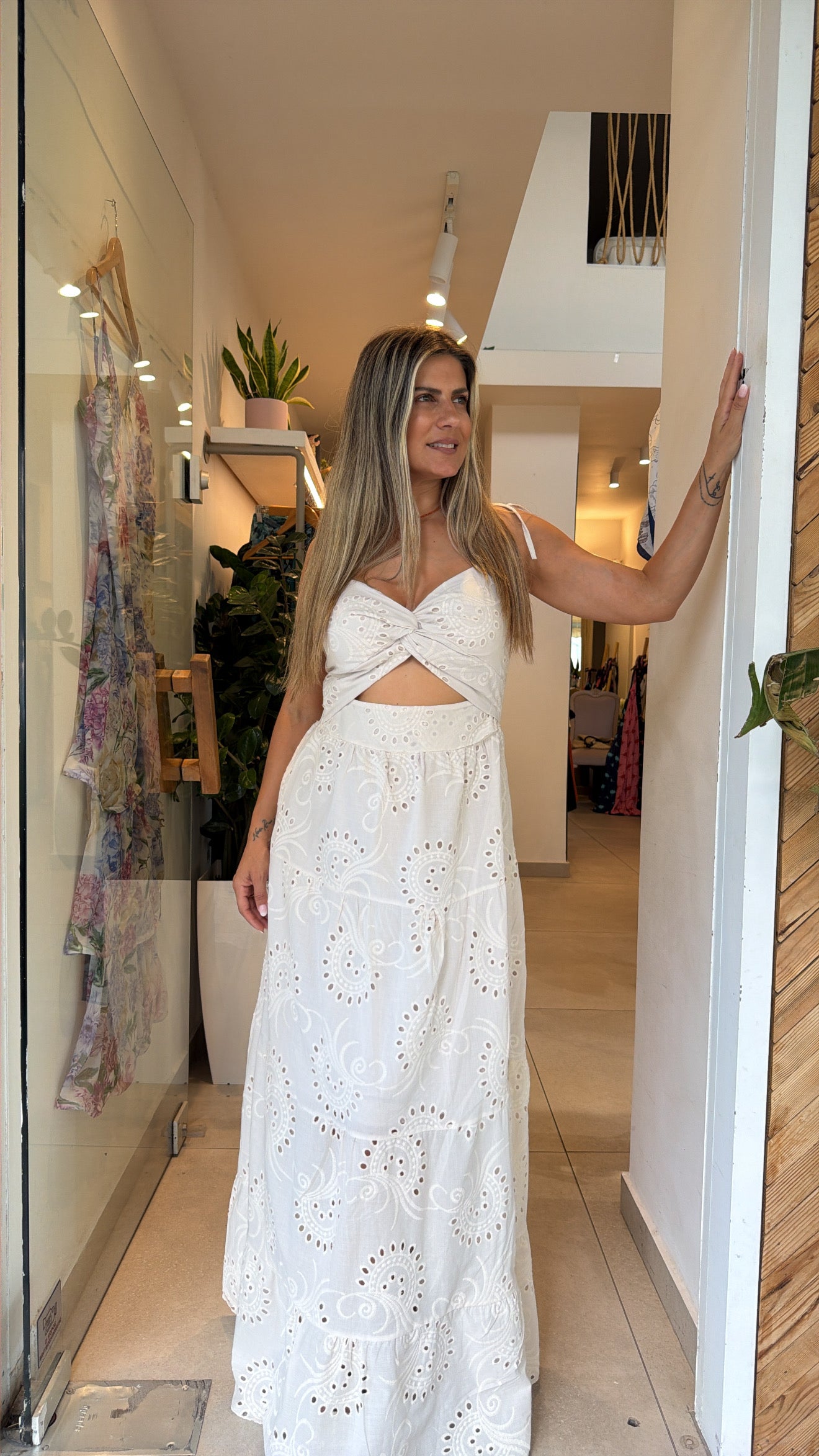 ISLA MAXI GUI PURE DRESS
