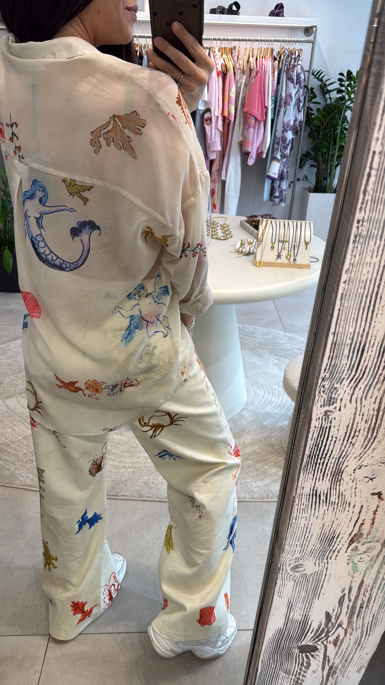 AEGEAN MUSE PRINTED SHIRT