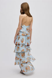 ERATO RUFFLE DRESS