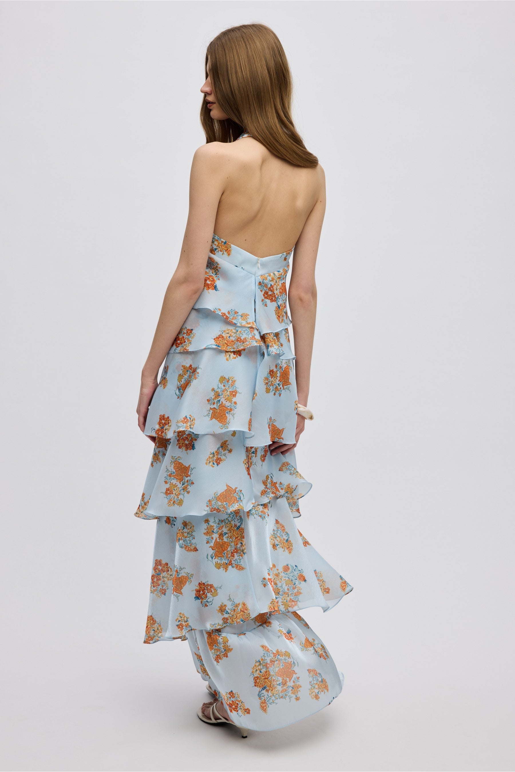 ERATO RUFFLE DRESS