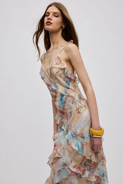 MERMAID RUFFLE DRESS