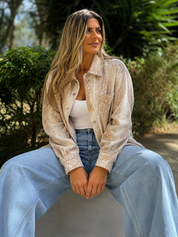 SAND FAWN SHACKET