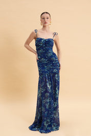 ETHEREAL BLUE MAXI DRESS