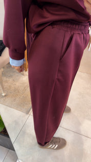 COMFORT POLO BURGUNDY SET