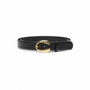 CLASSIC MUSE BLACK LEATHER BELT