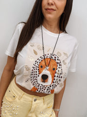 PUPPY BLOOM COTTON TSHIRT