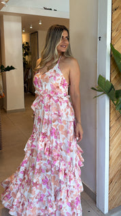 LITMUS PINK FLORAL DRESS