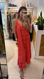 TIGER POP SLIP DRESS