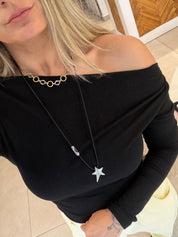 BLACK MULTI-WAY TOP