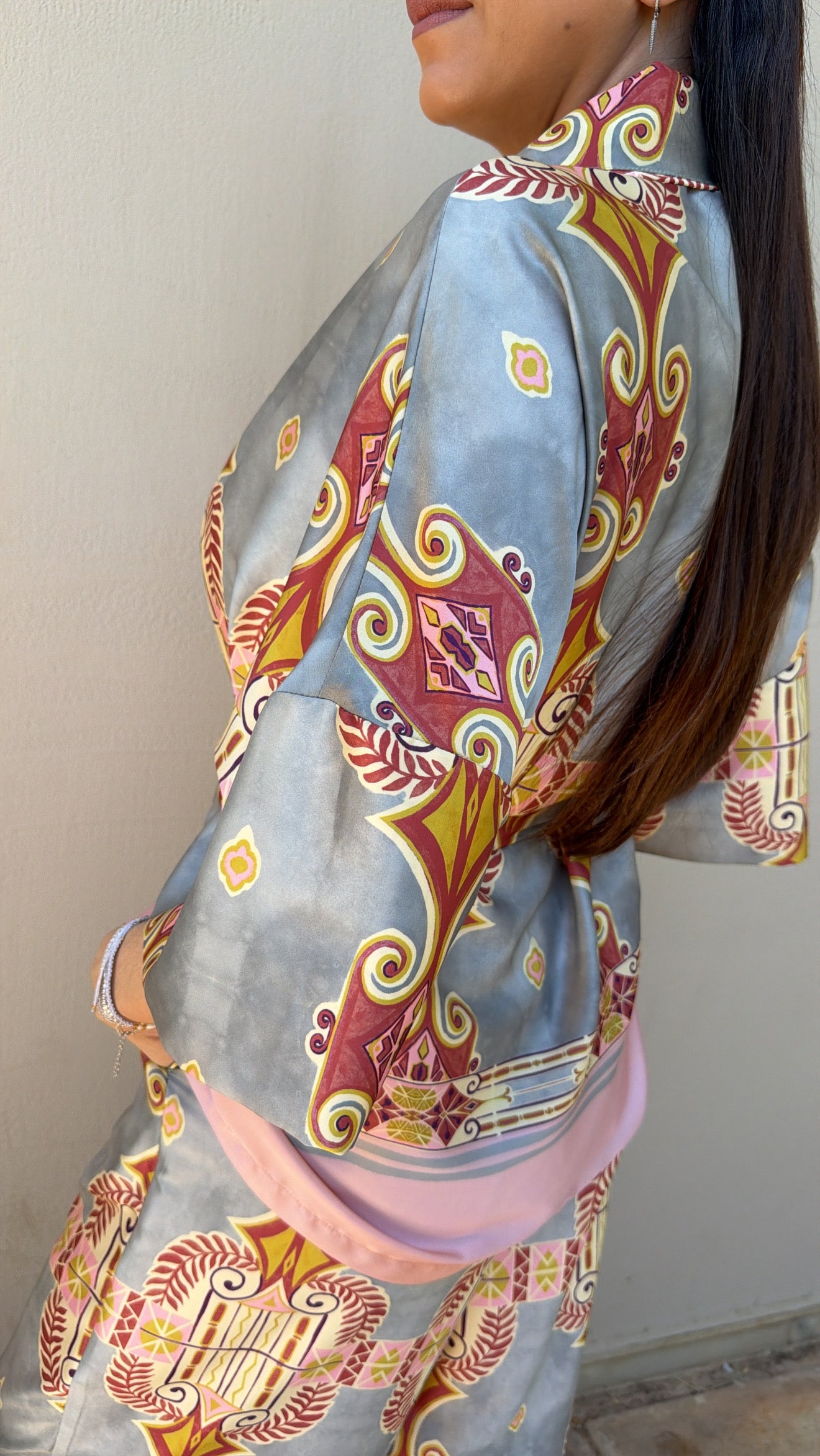 ORNATE SILK CO-ORD SET
