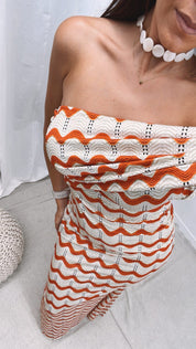 MARIETTA TANGERINE DRESS