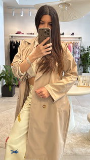 SOFT SAND TRENCH COAT