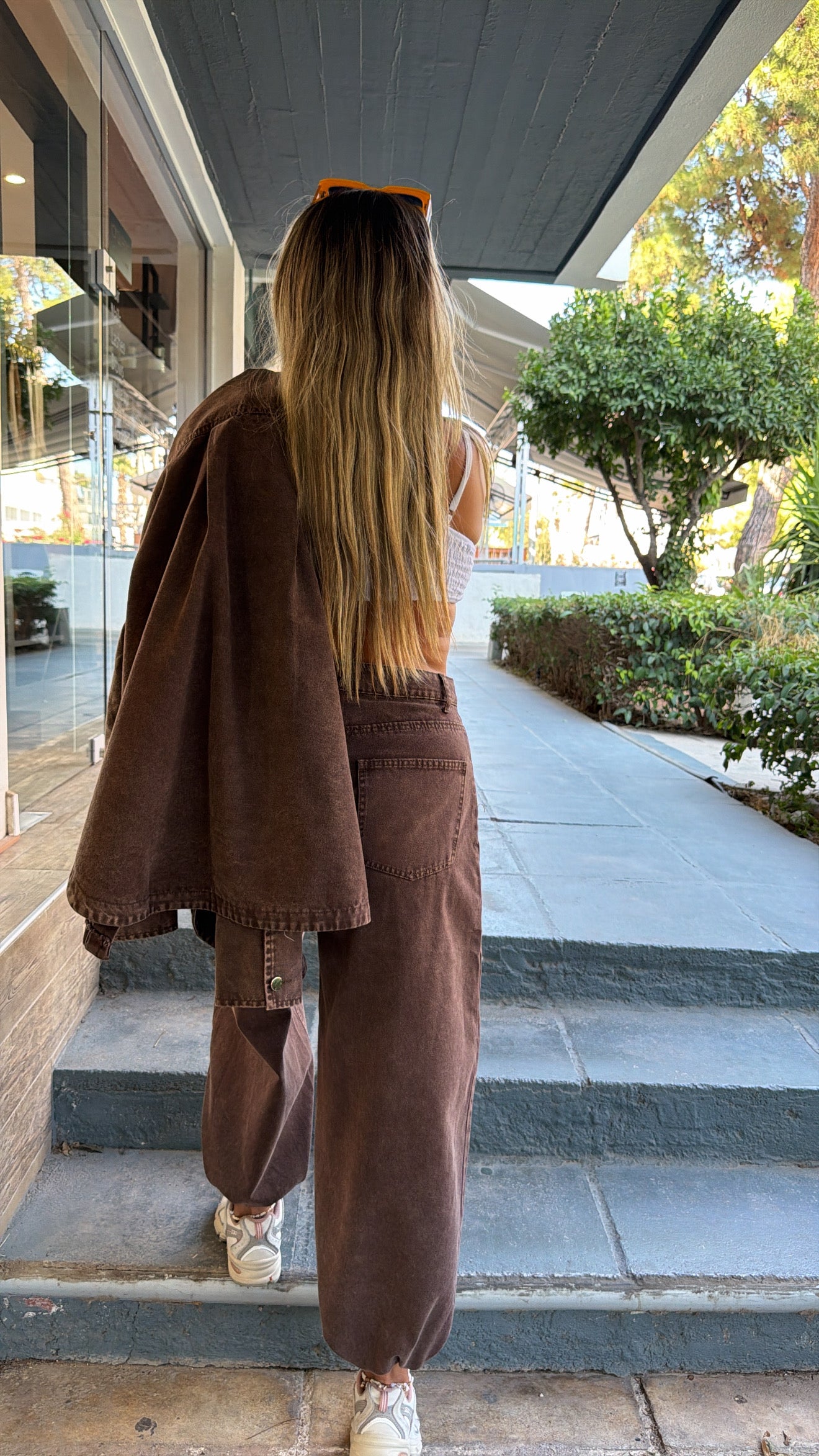 AYRA CHOCOLATE JEAN SET