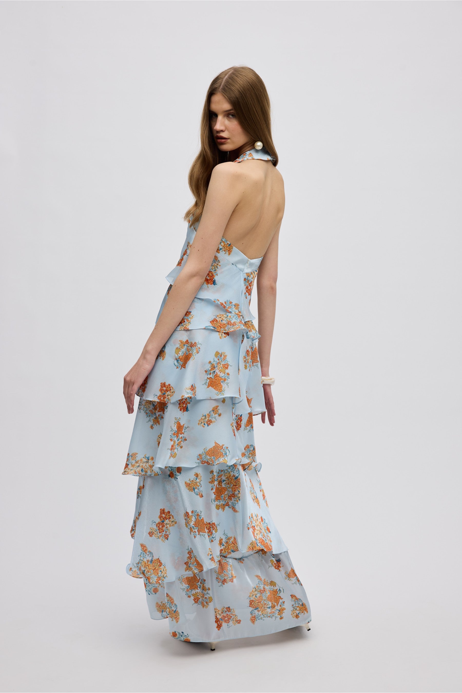 ERATO RUFFLE DRESS