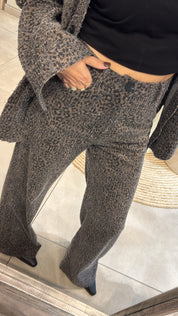 CHARCOAL LEOPARD SET