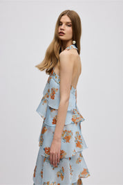 ERATO RUFFLE DRESS