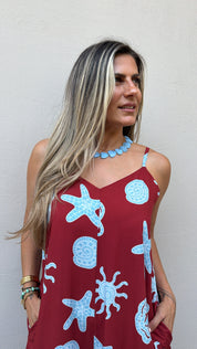 OCEANIA TERRACOTTA JUMPSUIT