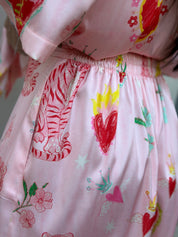TIGER HEART PINK SILKY-TOUCH SET