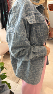 MONOGRAM DENIM JACKET