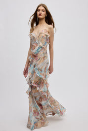 MERMAID RUFFLE DRESS