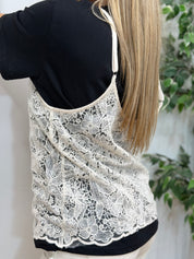 ROMANTIC NOIR LAYERED TOP
