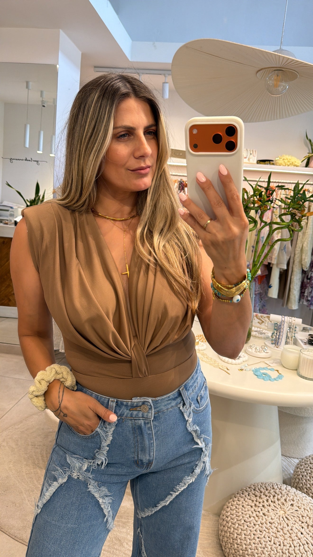 POWER DRAPE BODYSUIT