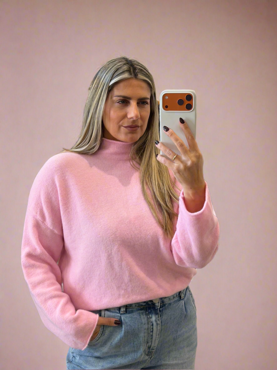 SOFT TOUCH PINK KNIT