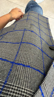 BLAINE BLUE GRID BLAZER