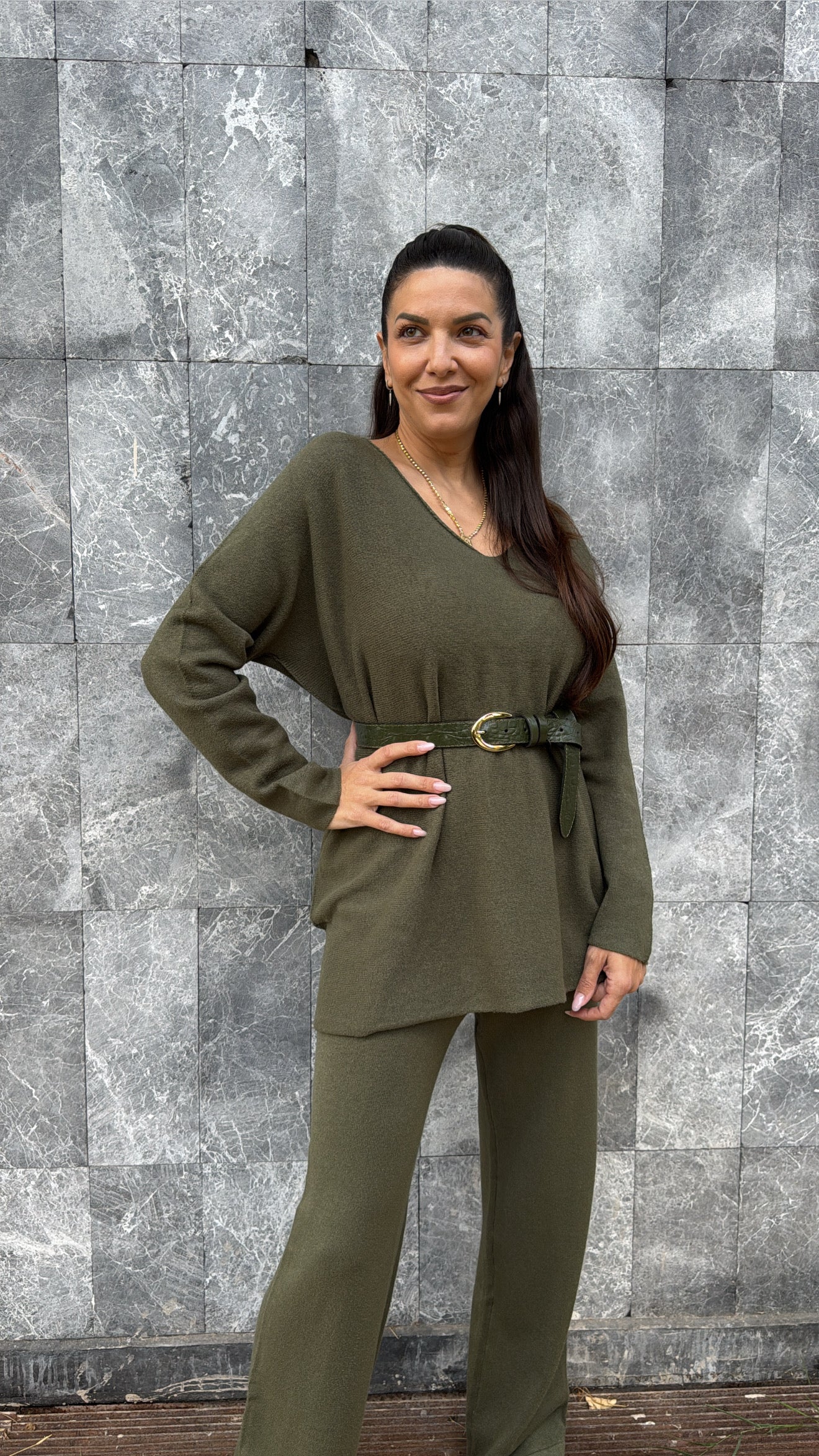 MOLLY SOFT TOUCH SET-OLIVE
