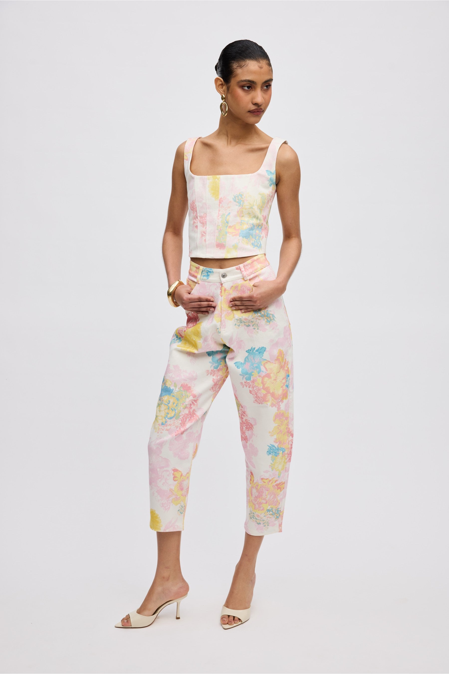 FLORAL MIST JEANS