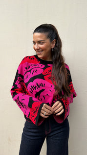KISS KNIT SWEATER