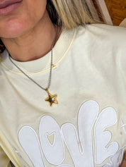 STELLAR BALL CHAIN NECKLACE