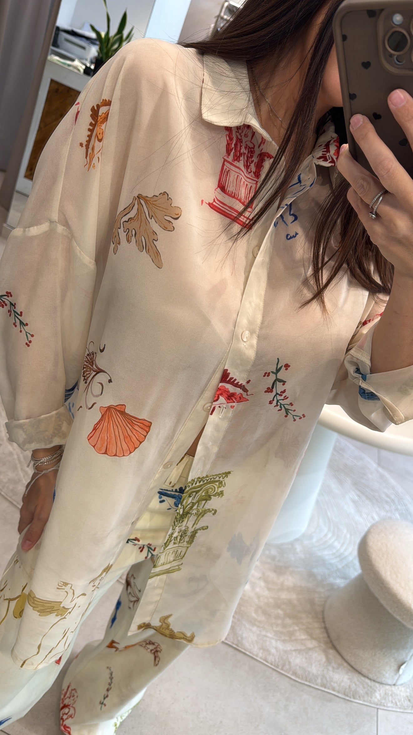 AEGEAN MUSE PRINTED SHIRT