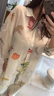 AEGEAN MUSE PRINTED SHIRT