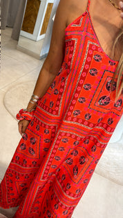 TIGER POP SLIP DRESS