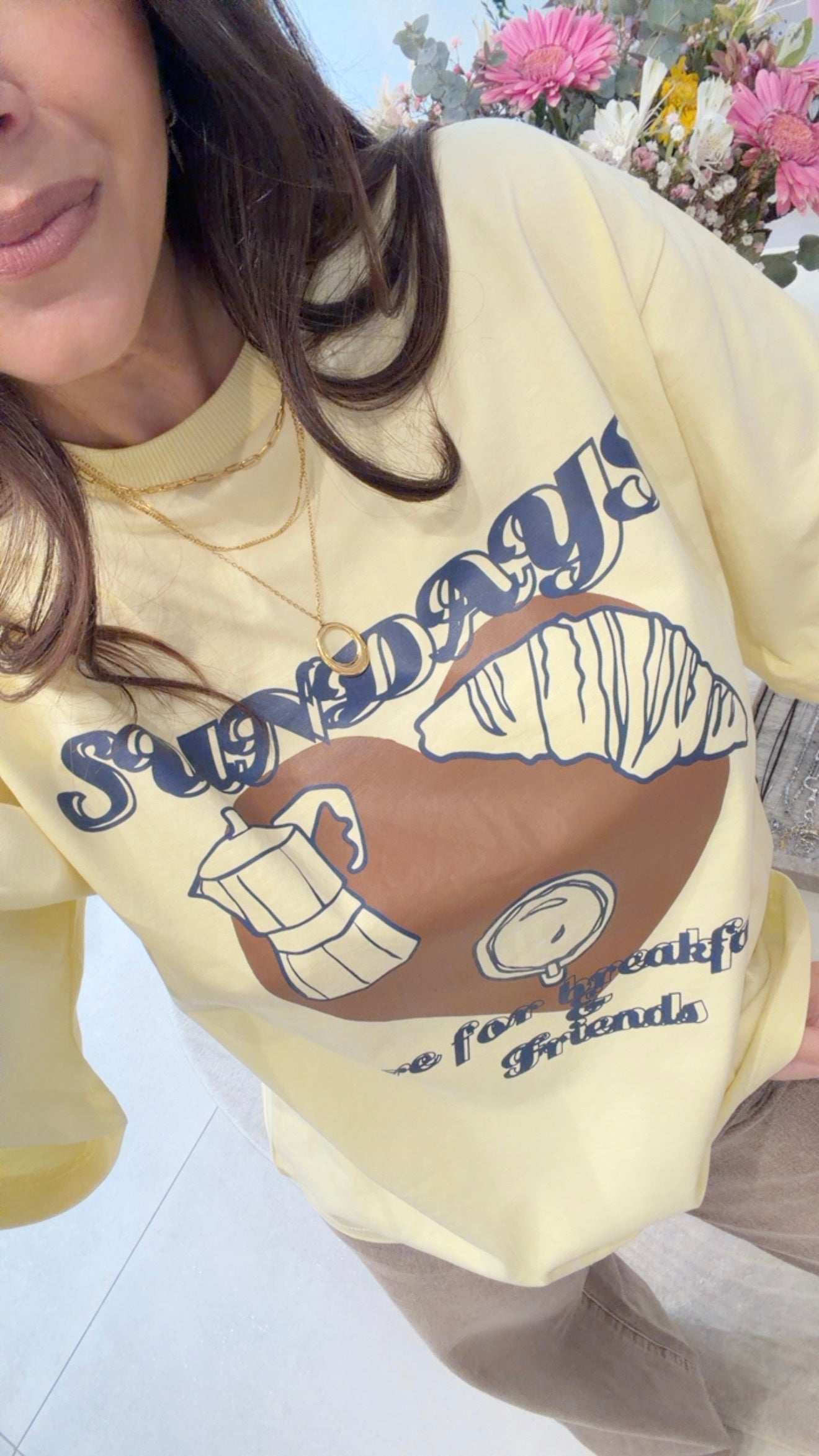 BUTTER YELLOW BRUNCH TEE