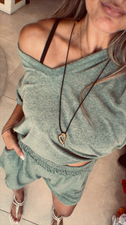 OLIVE LOUNGE SET