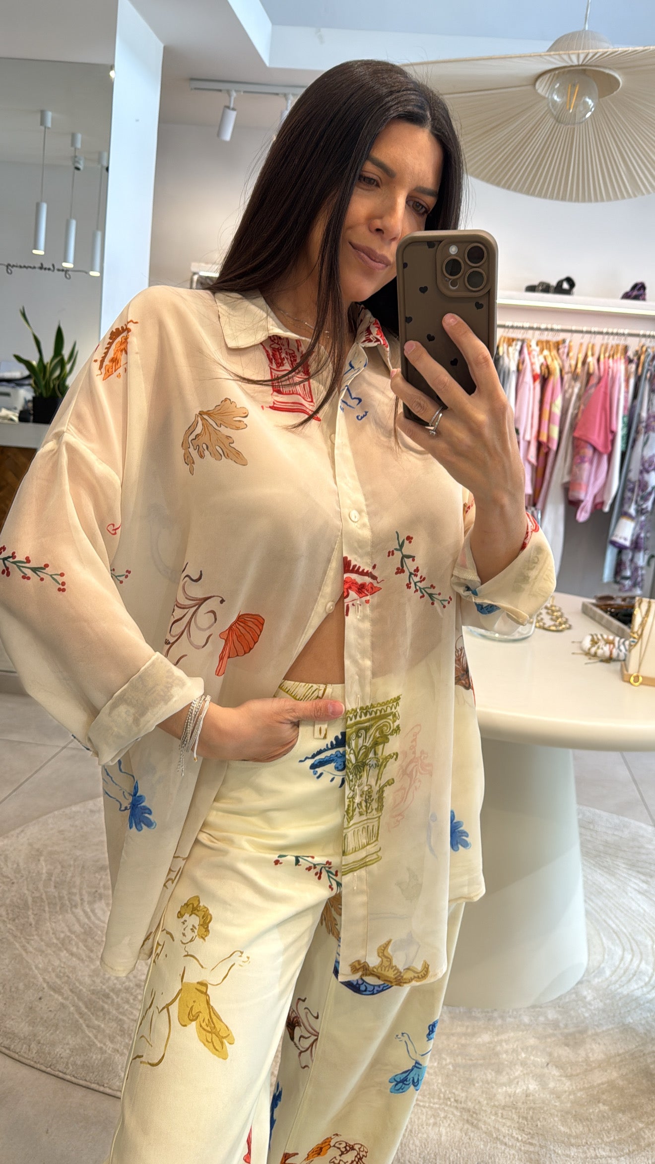 AEGEAN MUSE PRINTED SHIRT