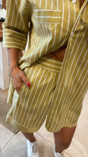 NIDA LIME STRIPPED SET