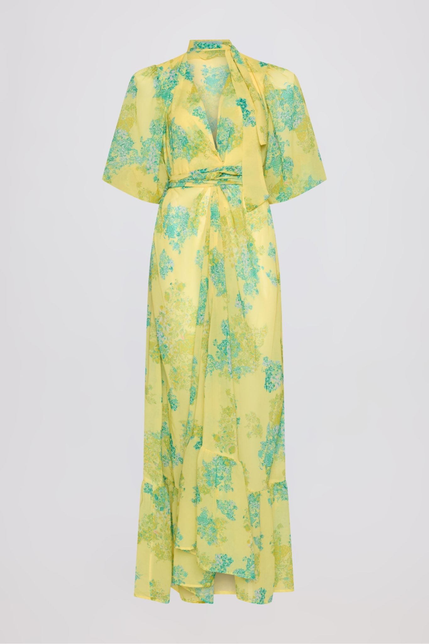 LIME PETALS KIMONO