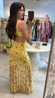 ELDER FLOWER YELLOW DRESS